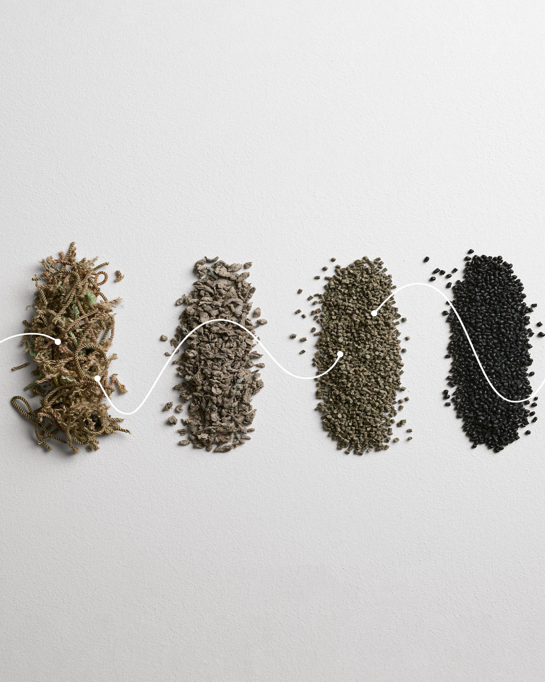 How carpet scraps become a chair