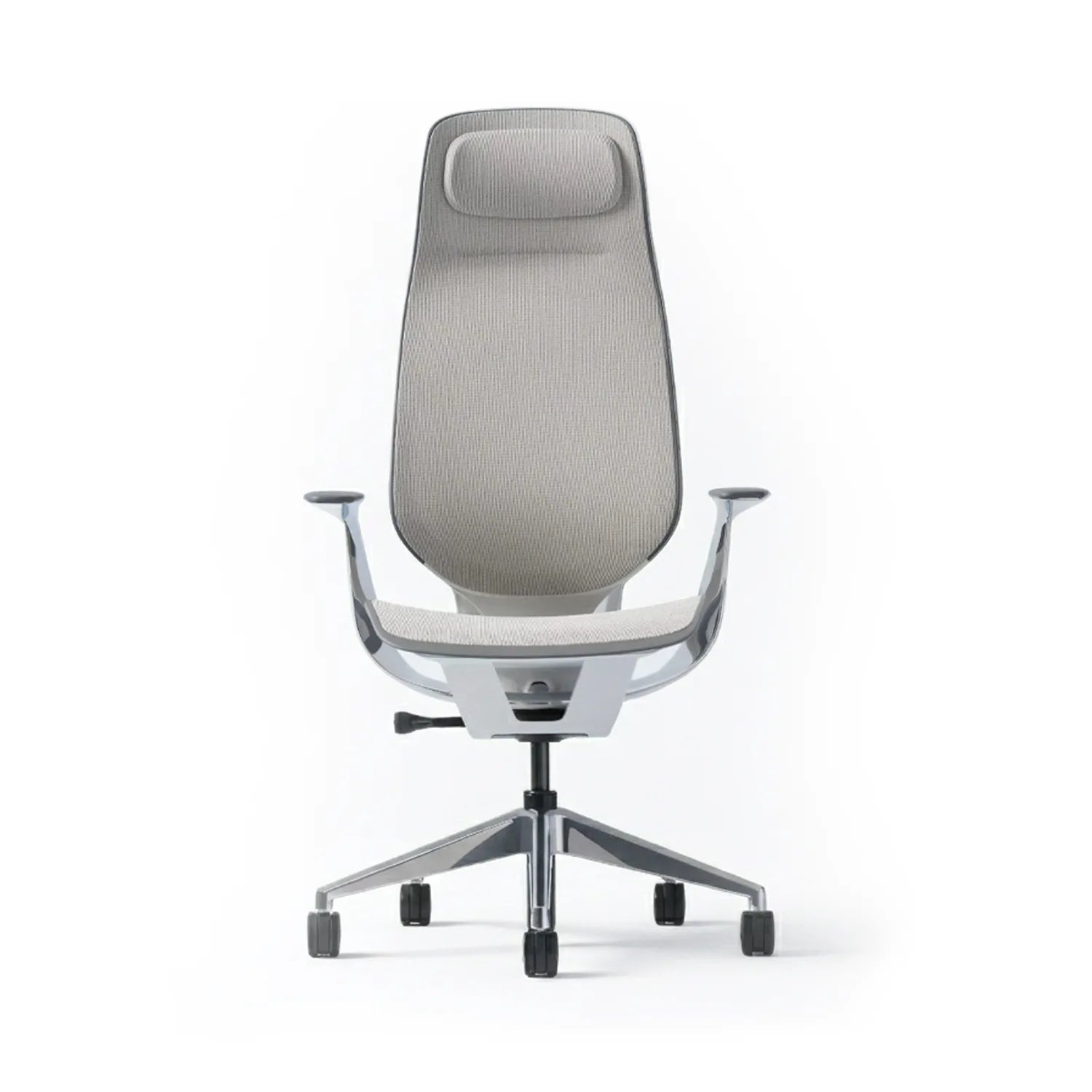 Steelcase Karman high back Seagull ergonomic office chair with performance mesh textile.